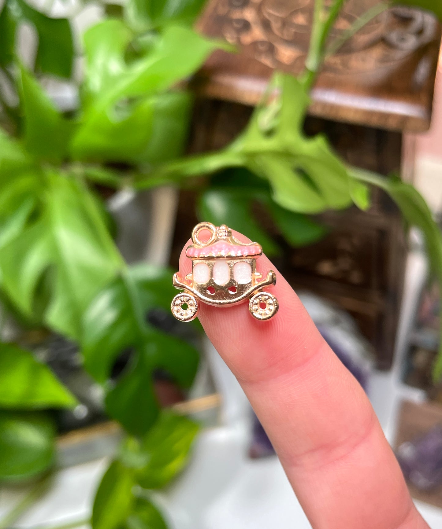 Whimsical Carriage Charm