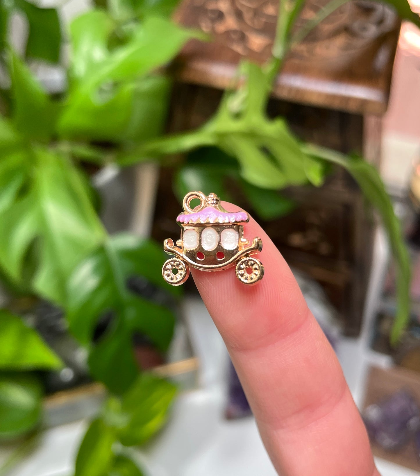 Whimsical Carriage Charm