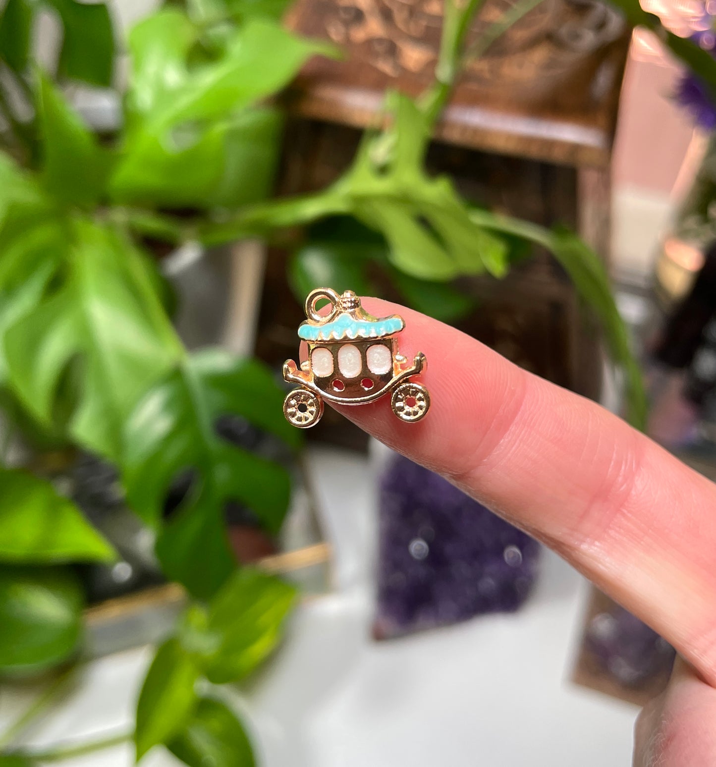 Whimsical Carriage Charm