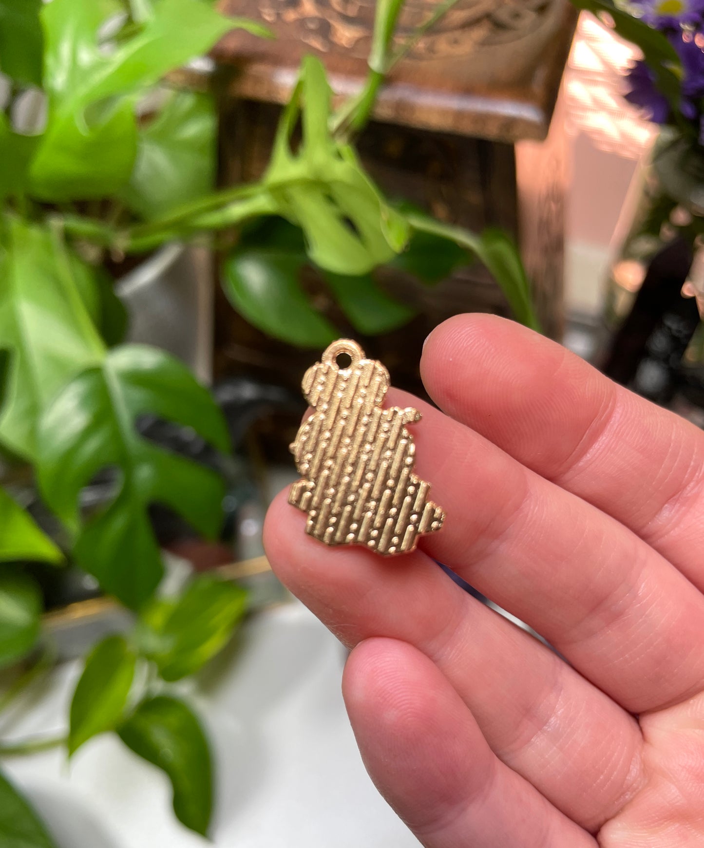 Bee and Honeycomb Charm