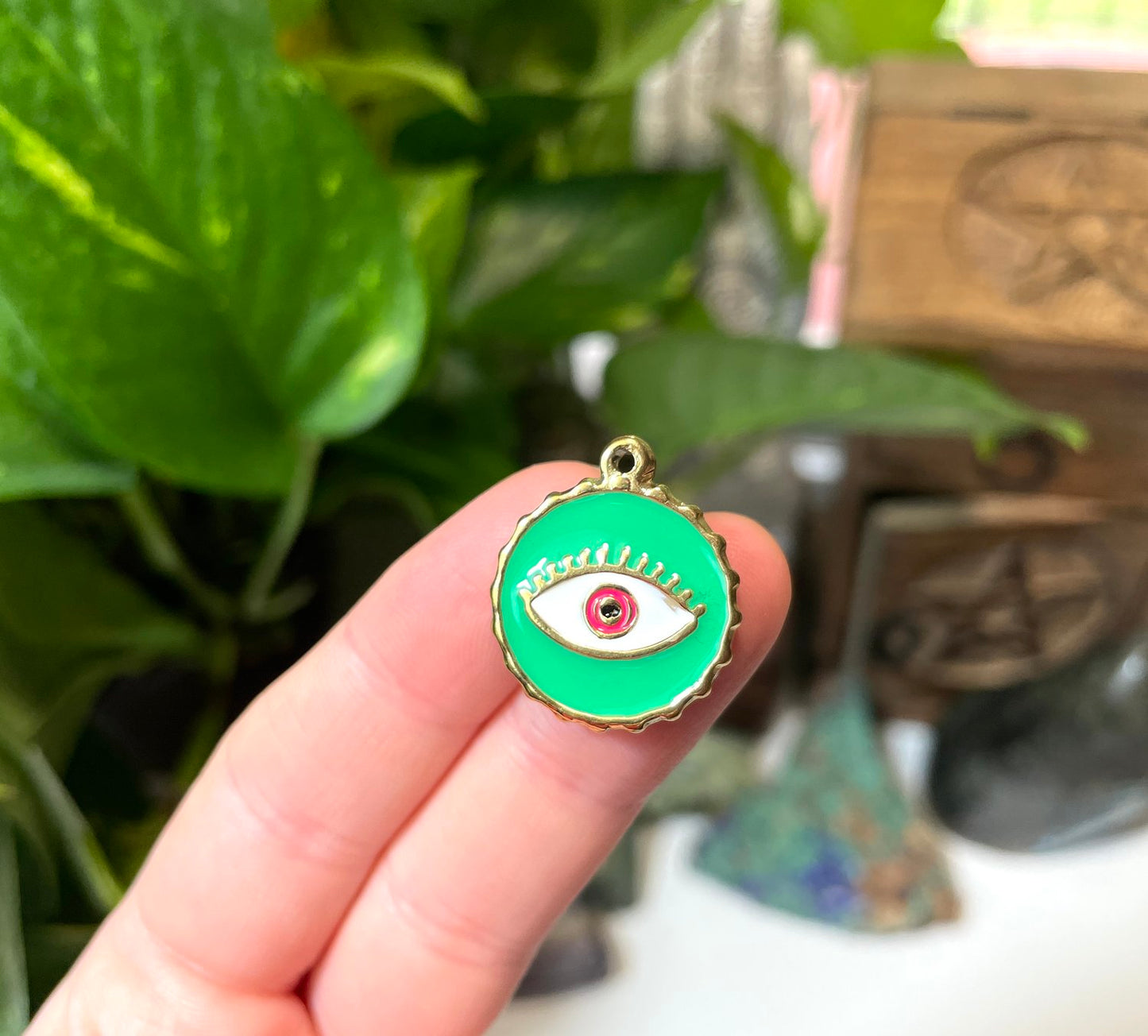 Nour Eye Stainless Steel Charm