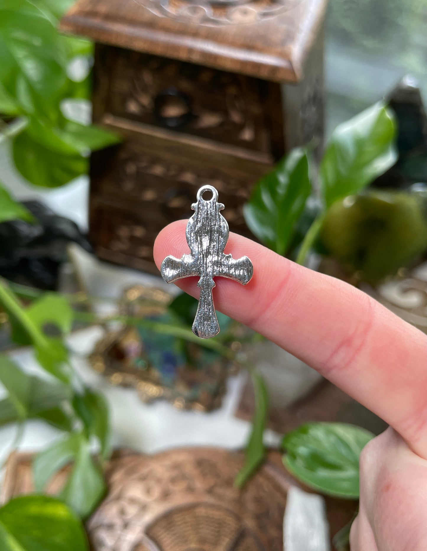 Ankh with Eagle Charm