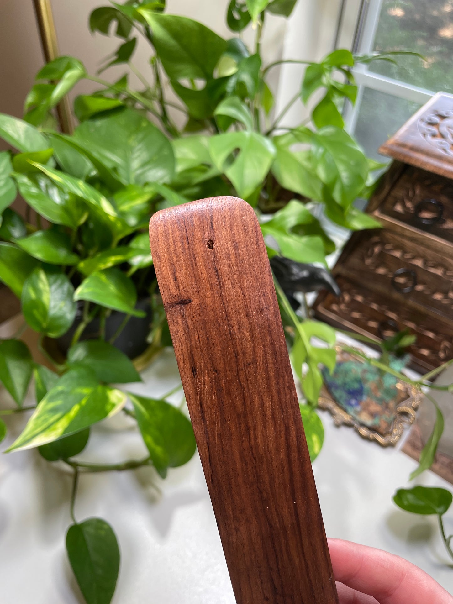 Plain Wooden Incense Holder