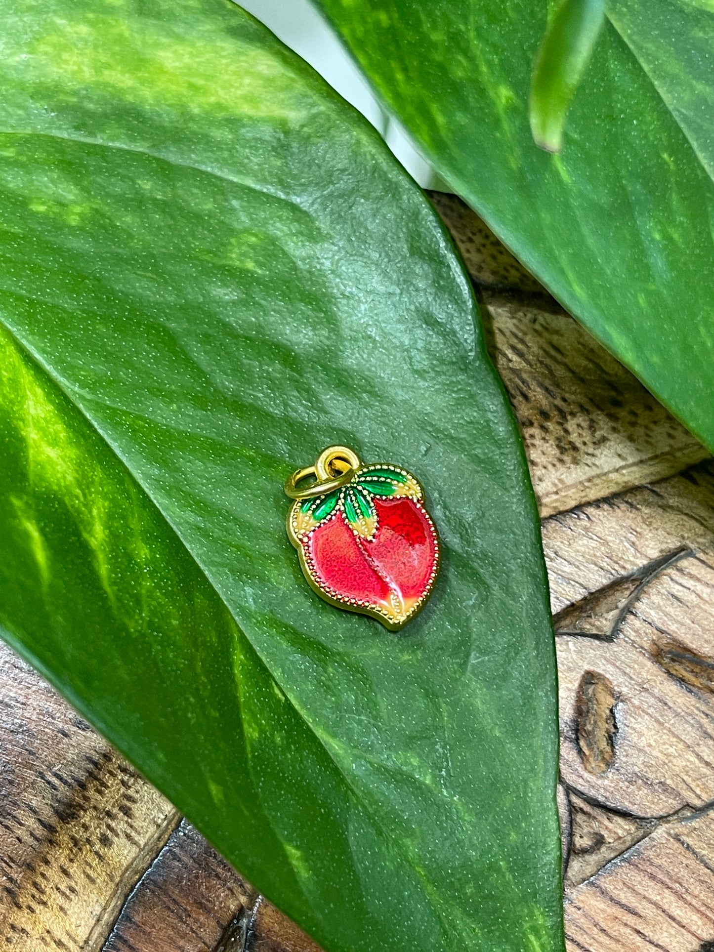 Peach Fruit Charm
