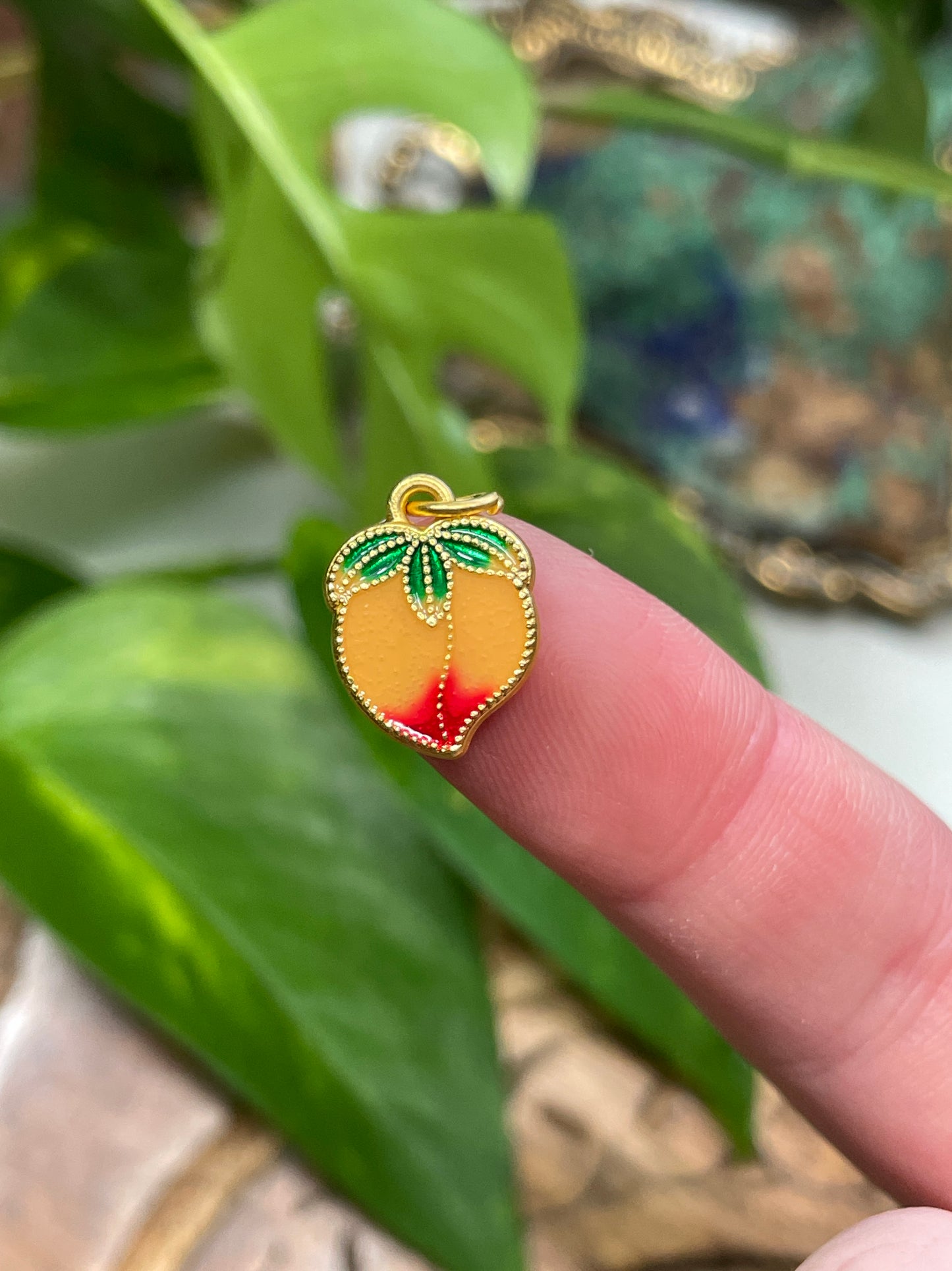 Peach Fruit Charm