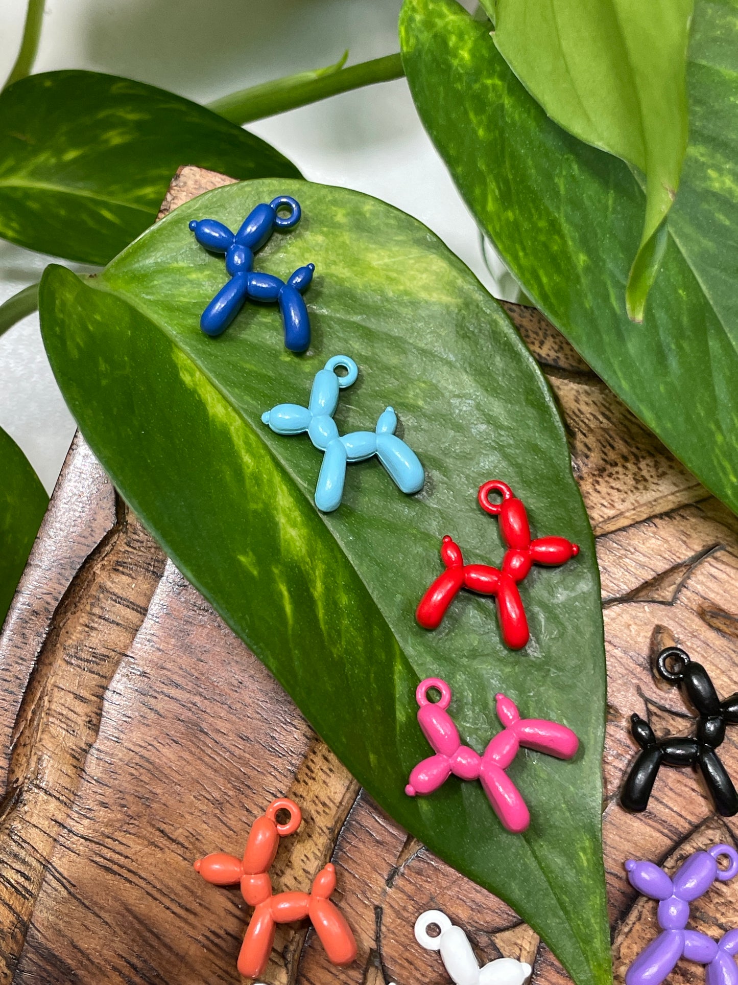Balloon Dog Metal Charm