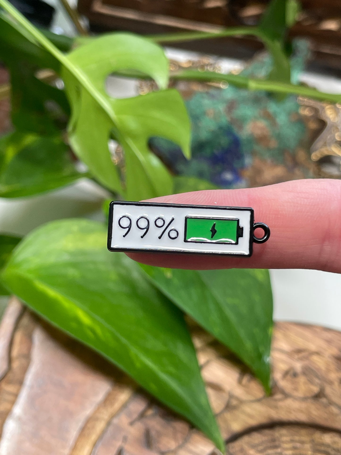 Battery Full or Empty Charm