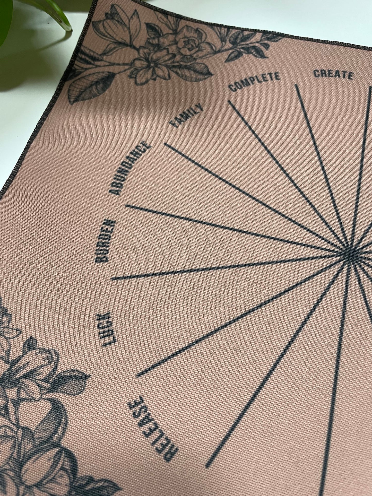 Brown Circle Casting Cloth