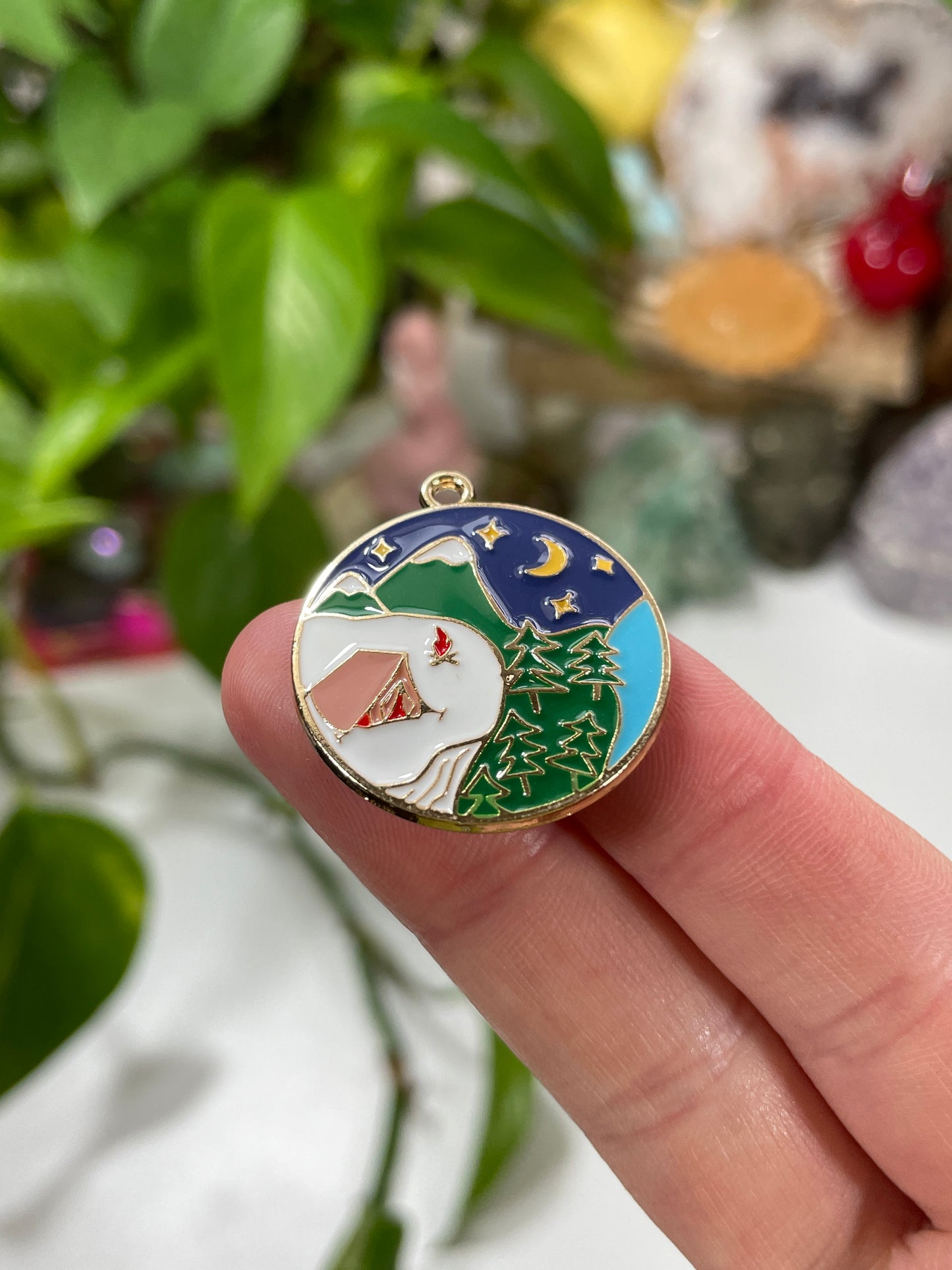 Camping in Nature Charm