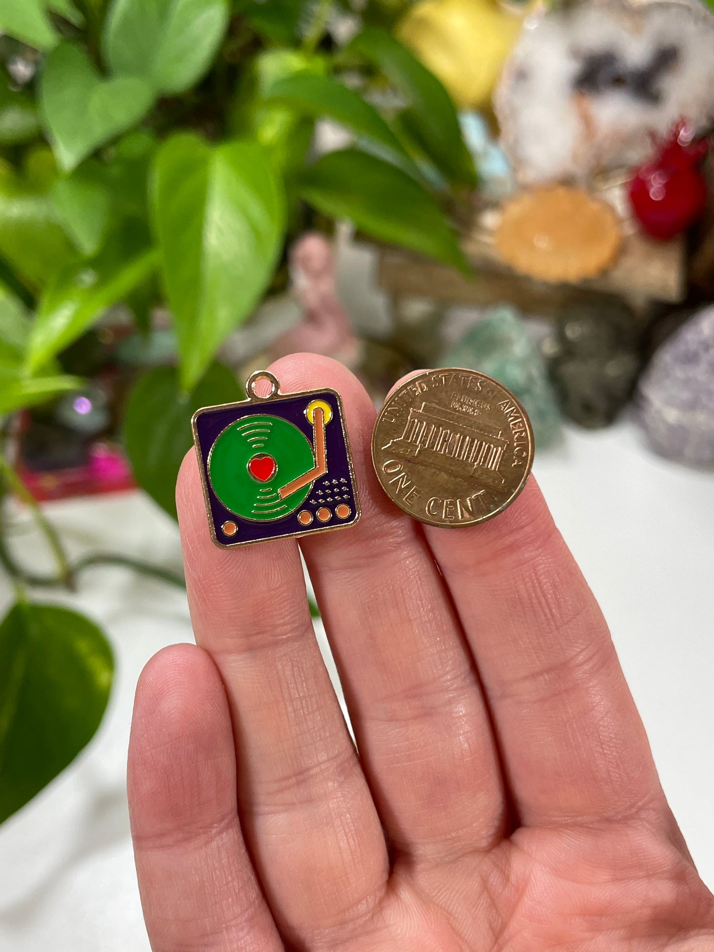 Record Player Charm