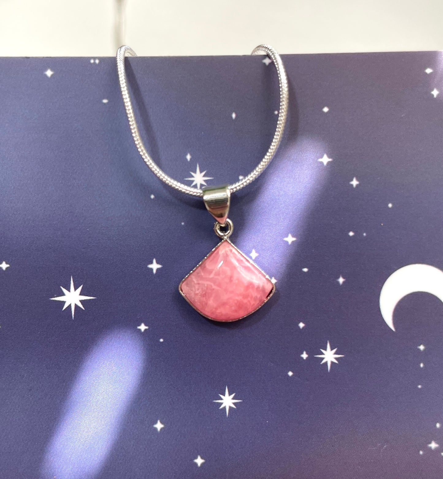 Venus Rising Rhodochrosite Necklace