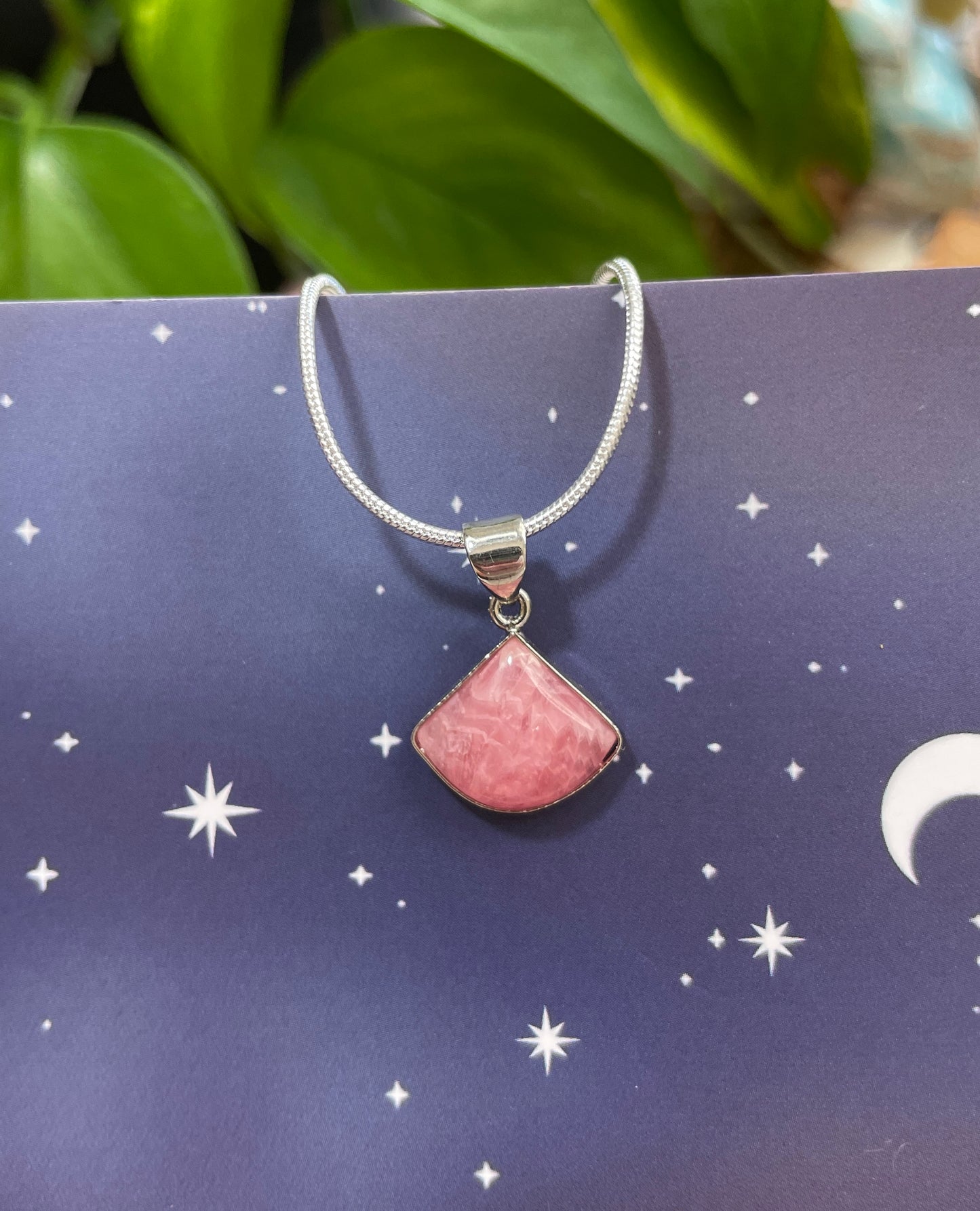 Venus Rising Rhodochrosite Necklace
