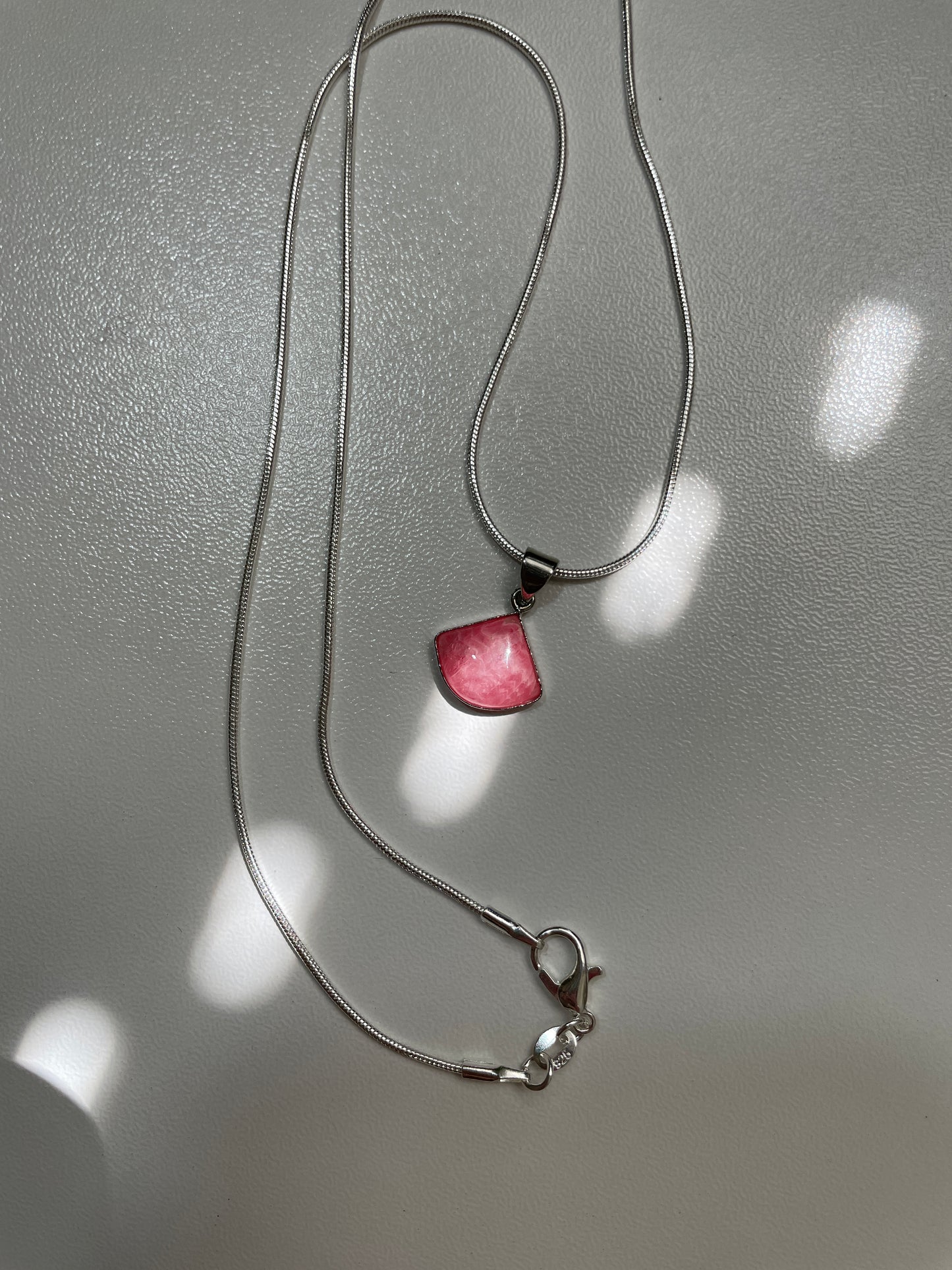 Venus Rising Rhodochrosite Necklace