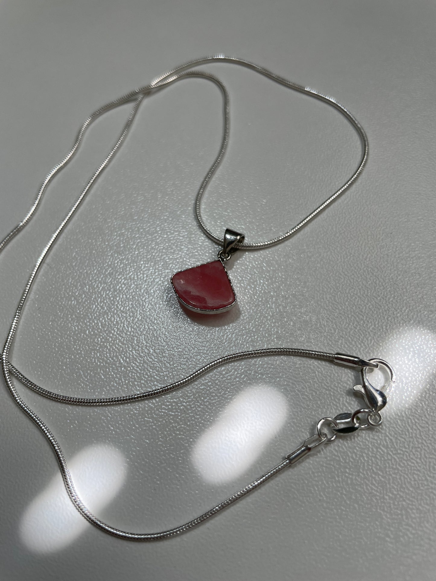 Venus Rising Rhodochrosite Necklace