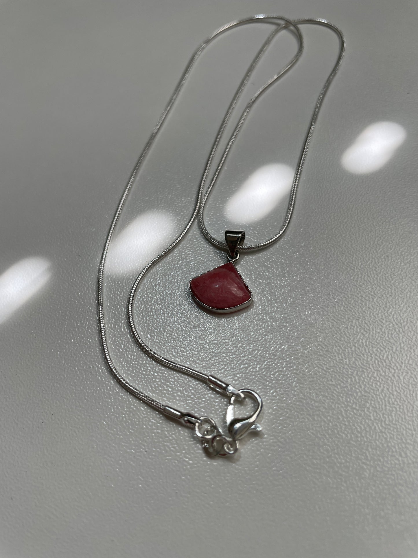 Venus Rising Rhodochrosite Necklace