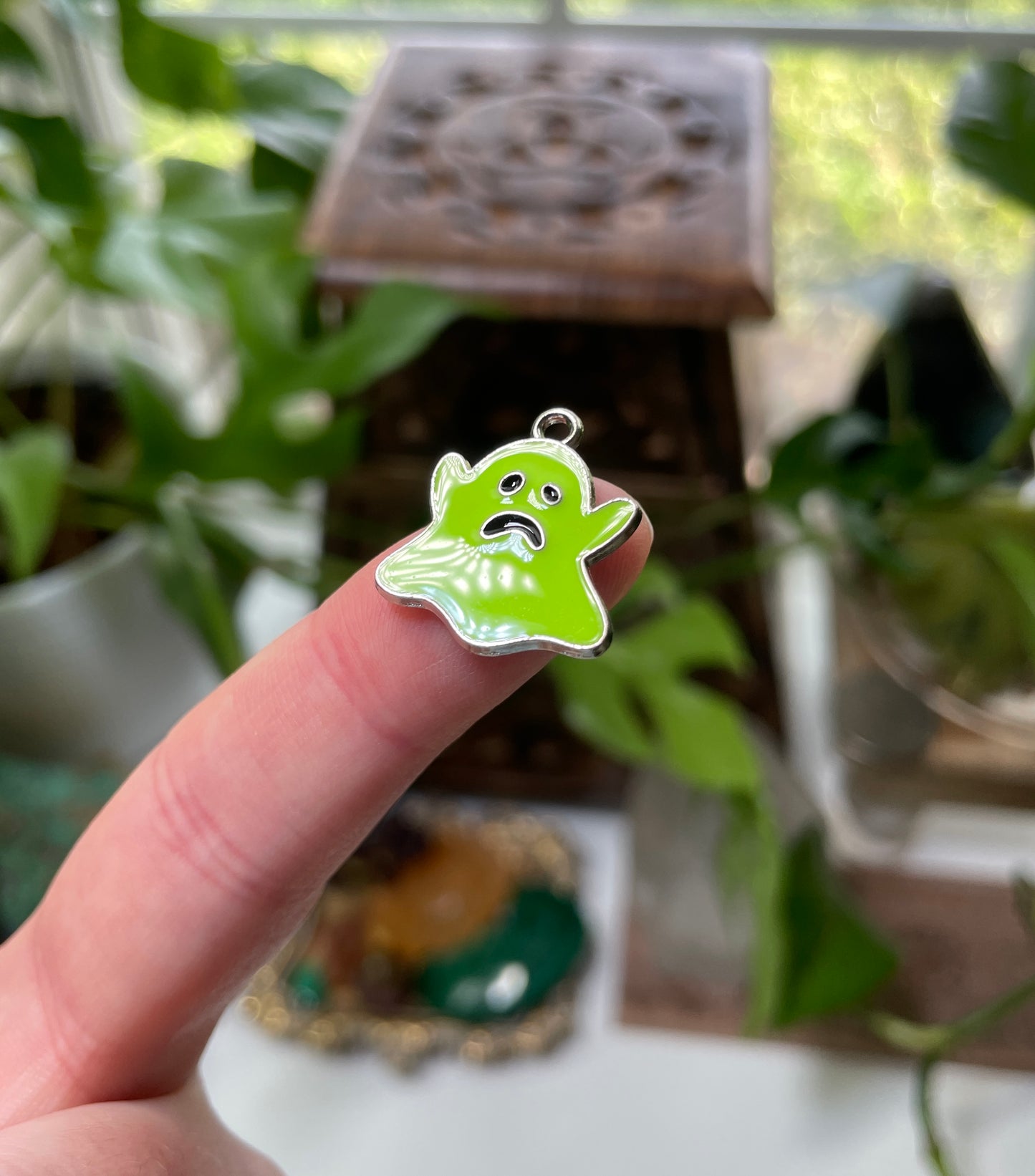 Sad Green Ghost