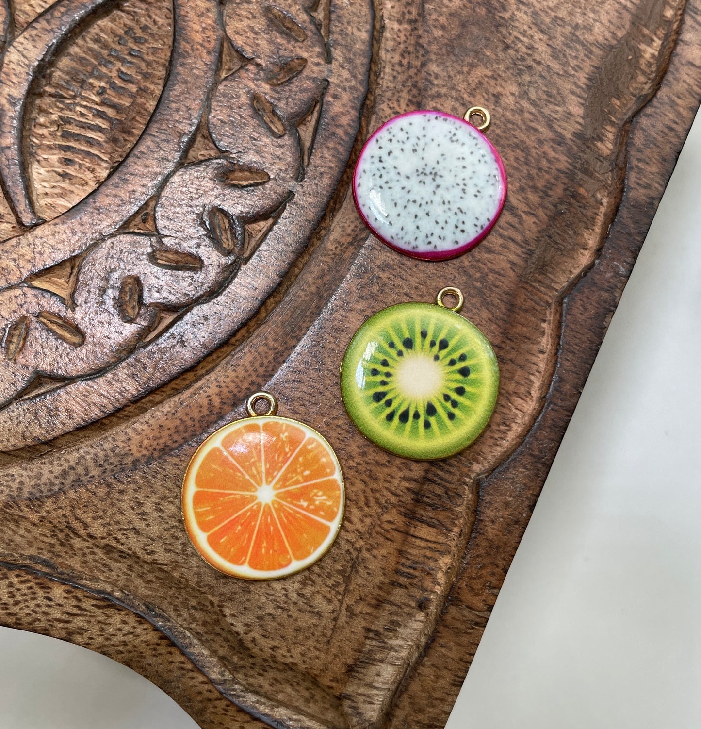 Fruit Enamel Charm