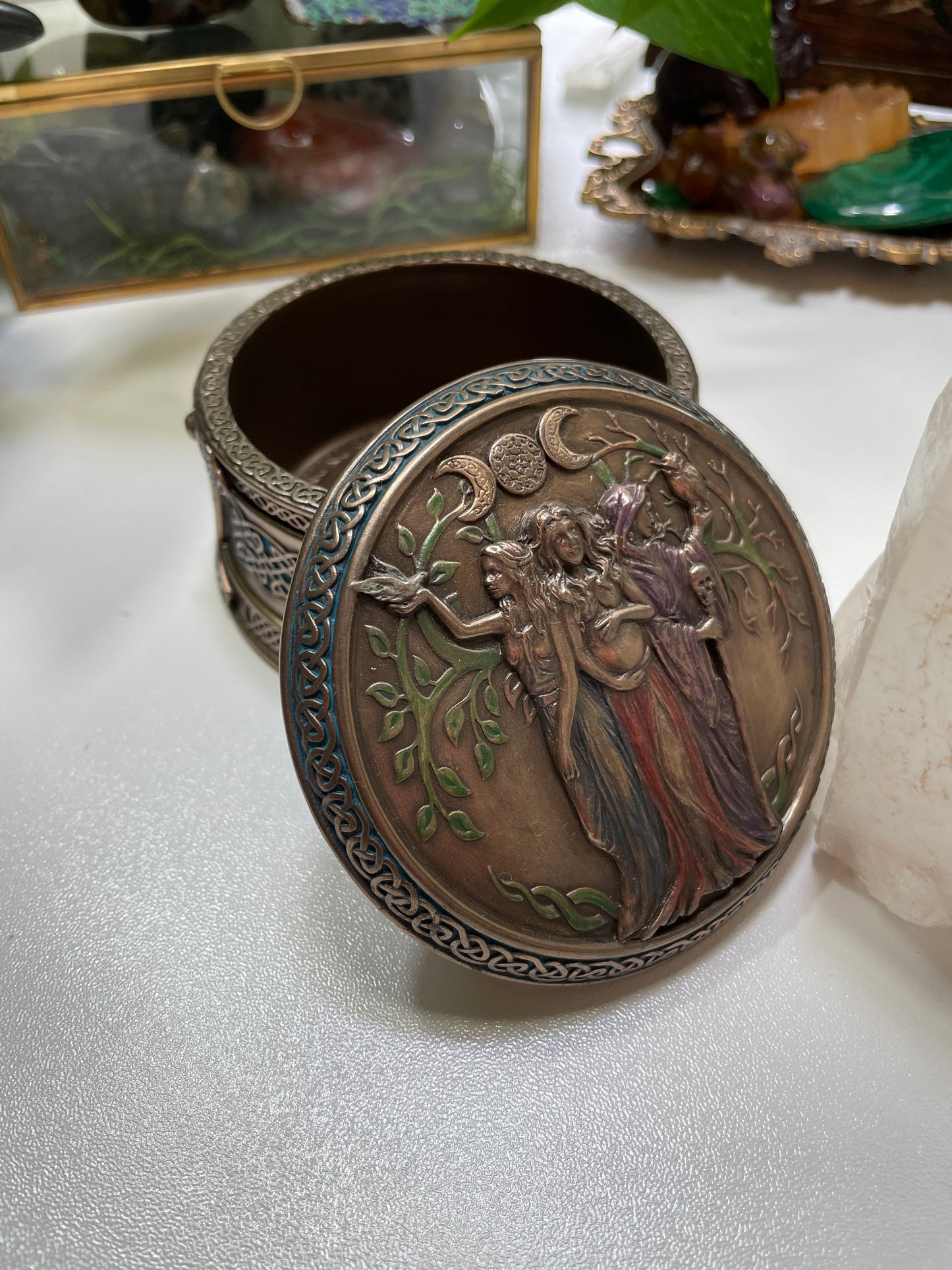 Triple Goddess Maiden Mother Crone Box