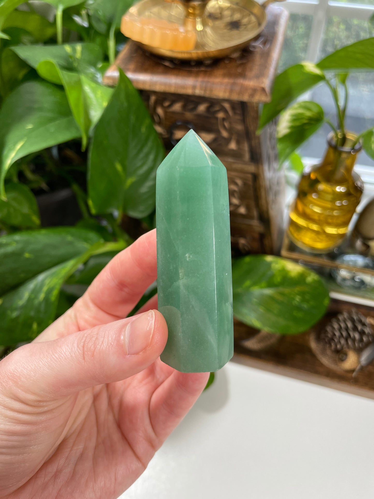 Green Aventurine Point