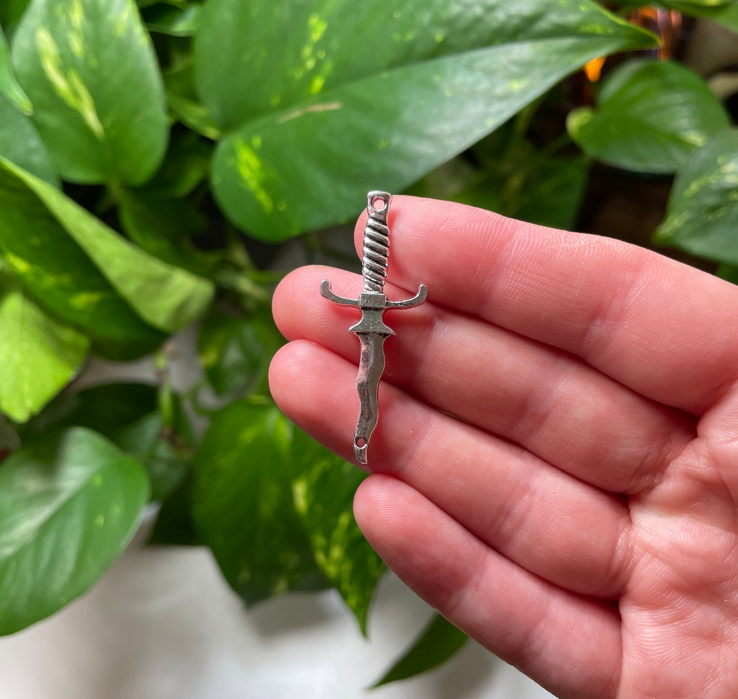 Wavy Dagger Charm
