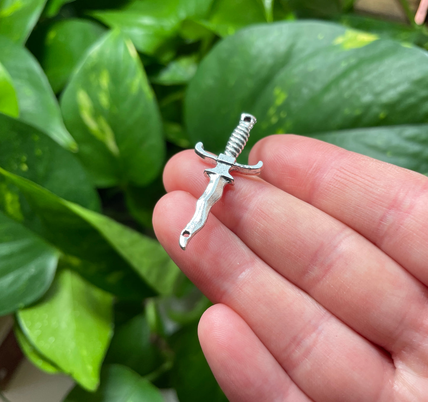 Wavy Dagger Charm