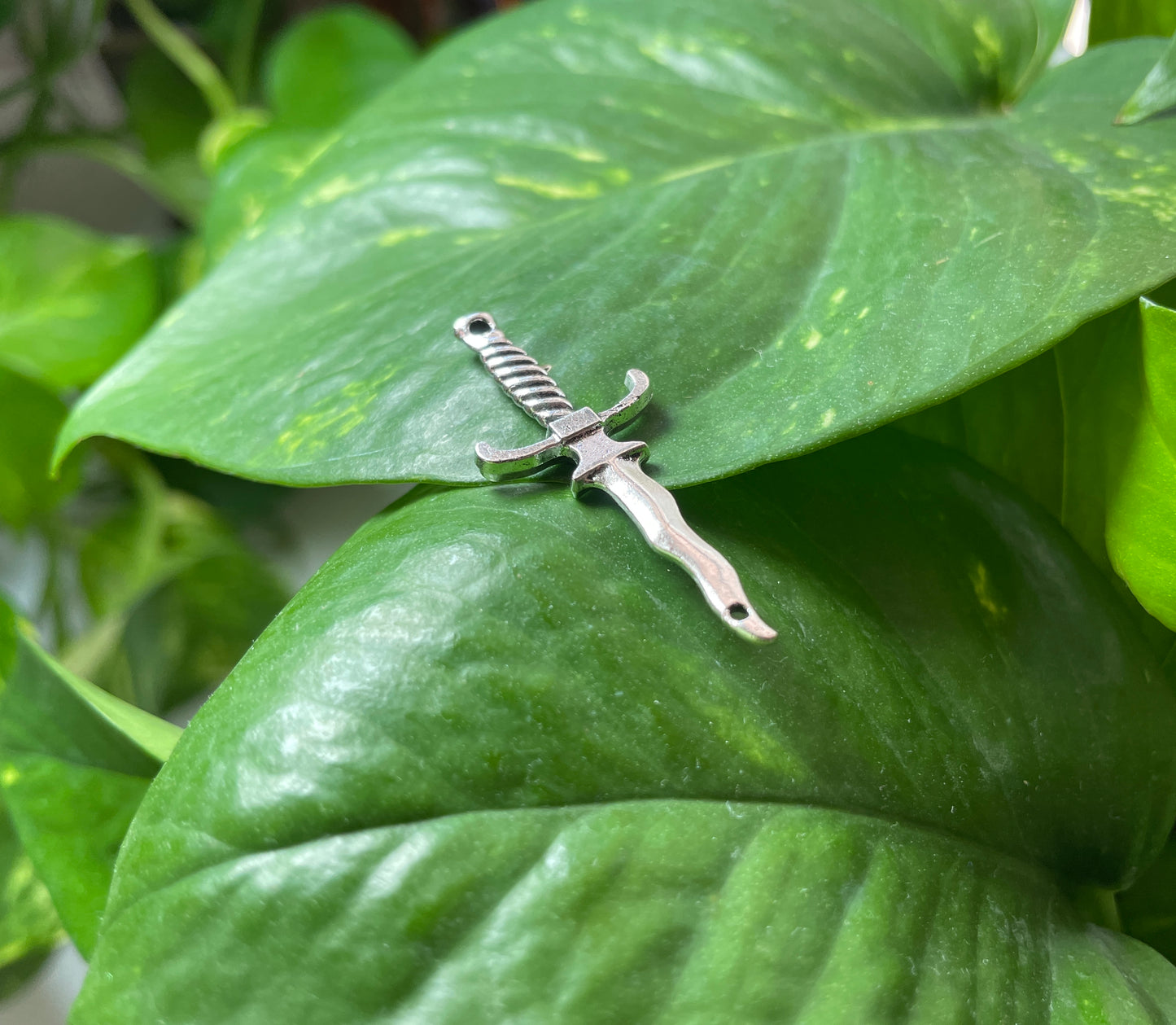 Wavy Dagger Charm