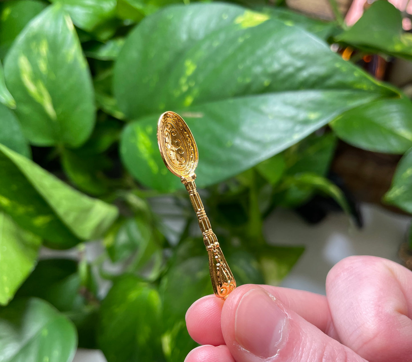 Gold Mini Spoon Charm