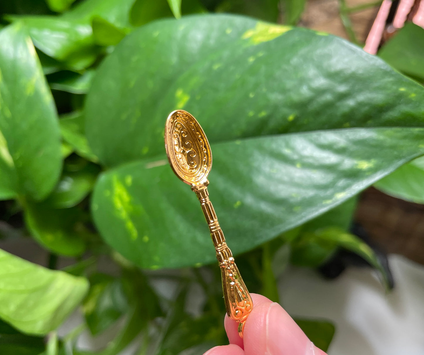 Gold Mini Spoon Charm