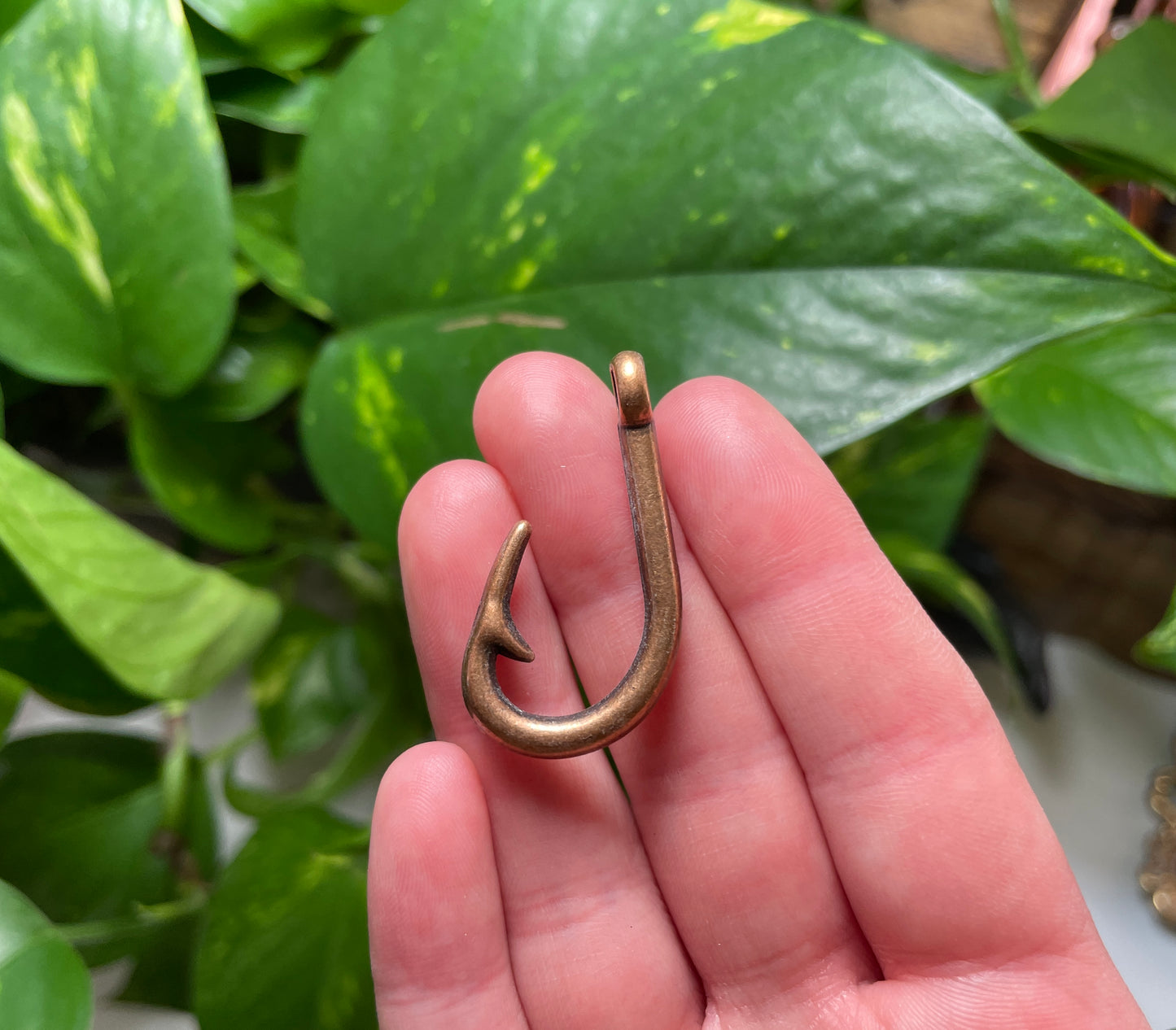 Bronze Hook Pendant