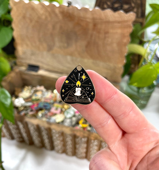 Candle & Spellbook Charm