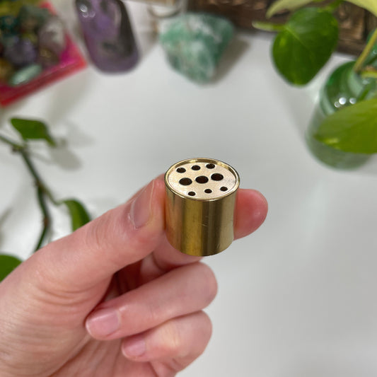 Mini Brass Incense Burner - 9 Hole