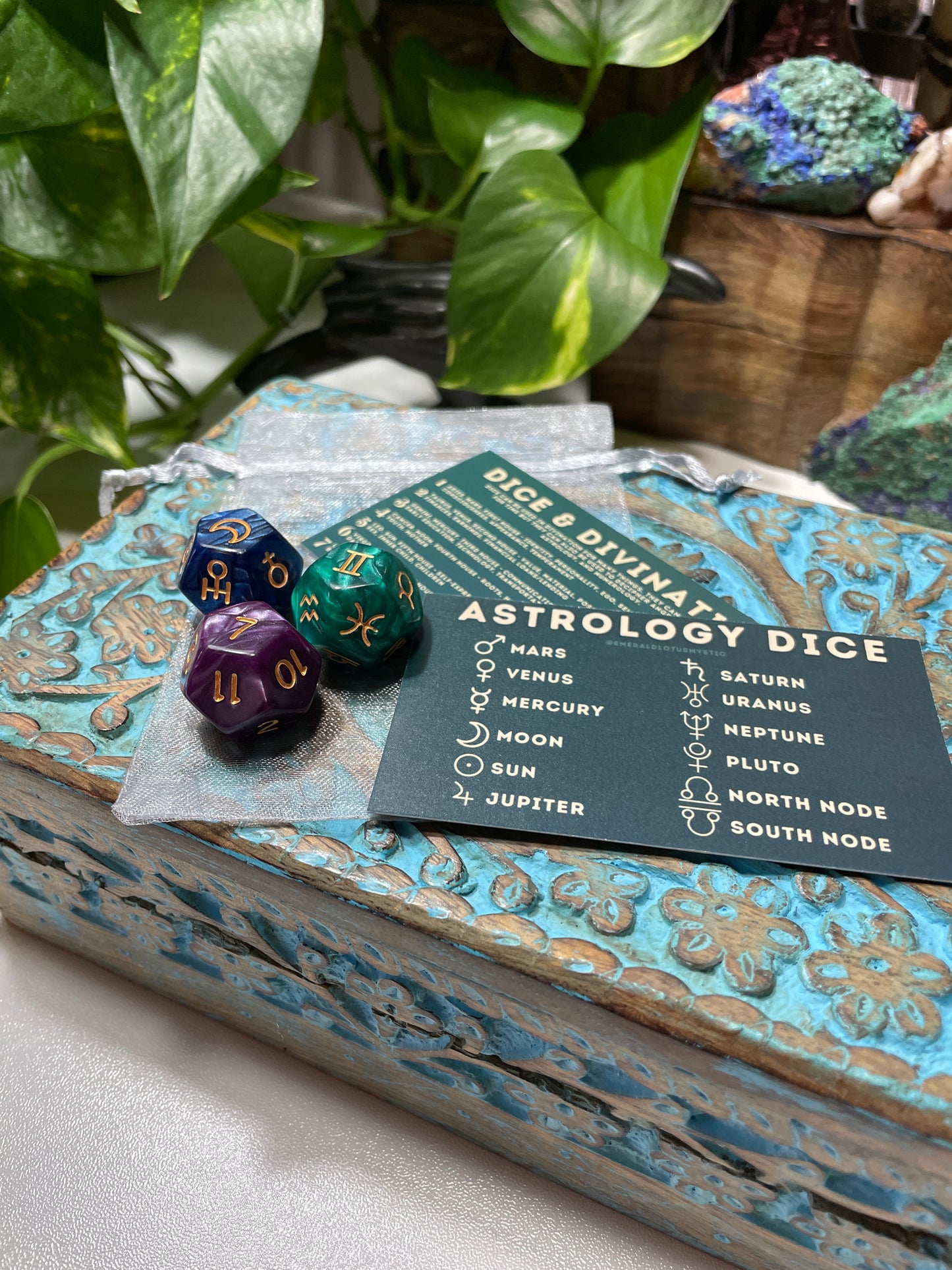 Astrology Divination Dice + Digital Guidebook