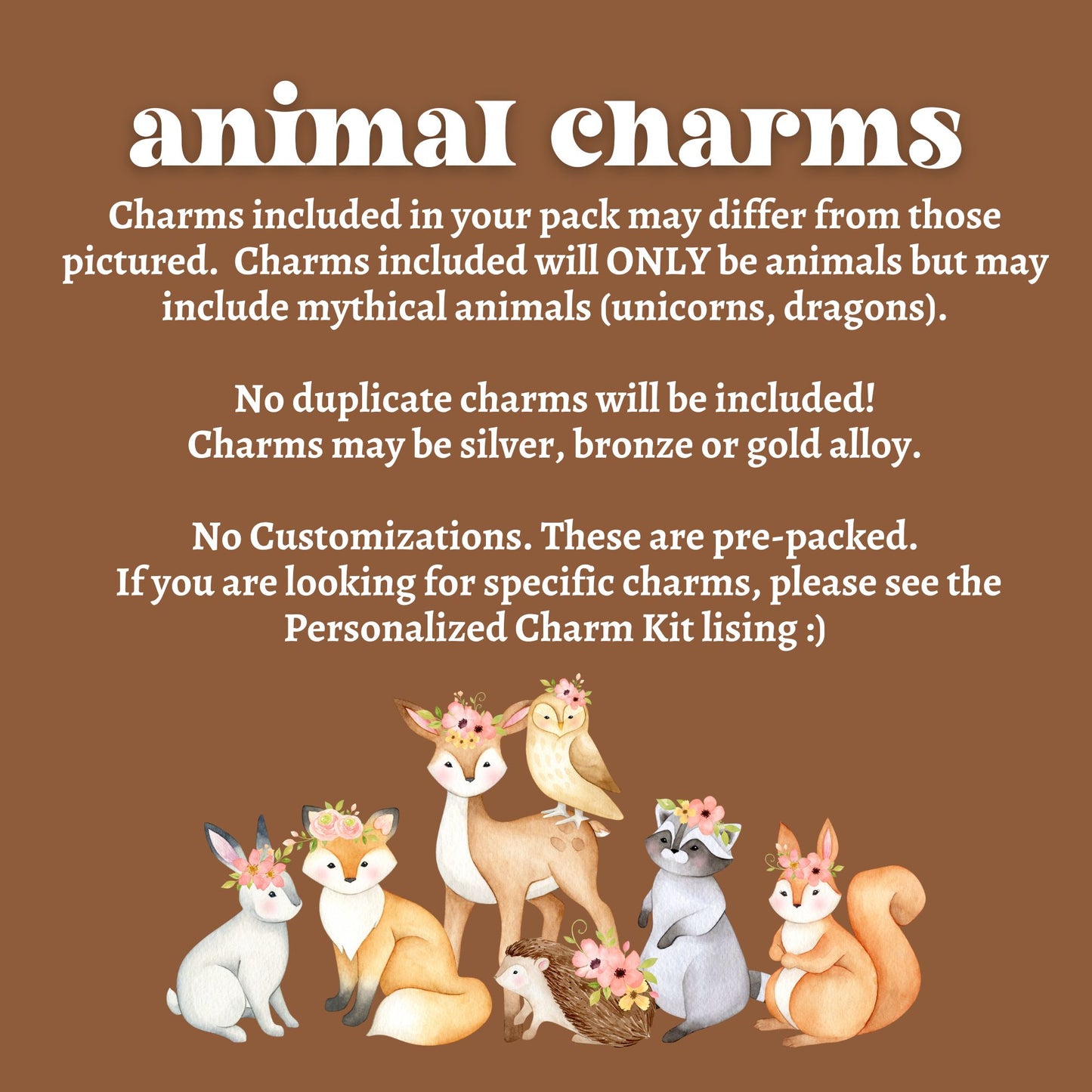 Animal Charm Pack (Mystery Kit)