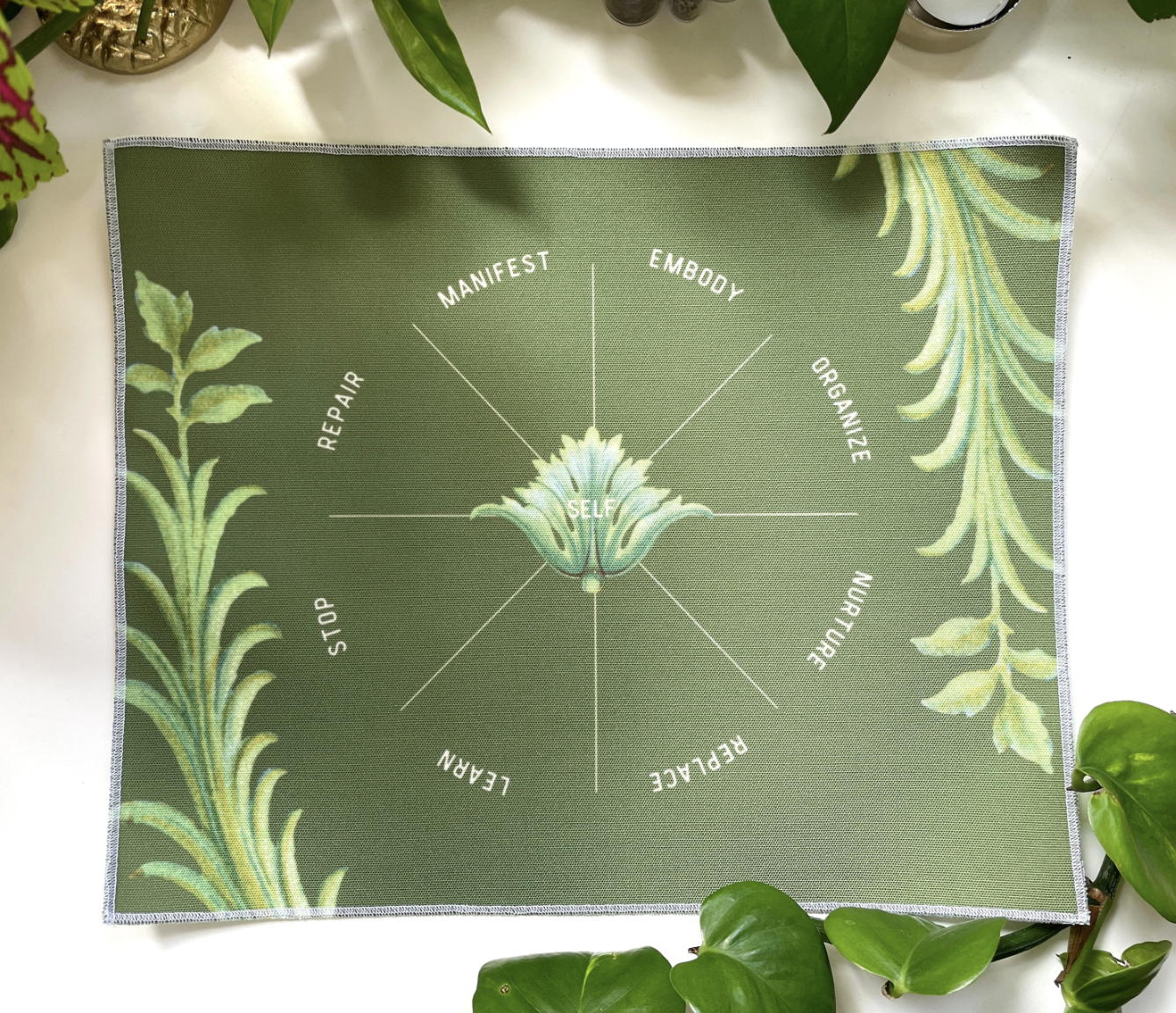 Leaf Circle Casting Cloth