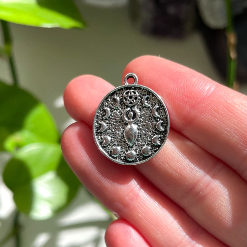 Goddess Moon Phase Pendant