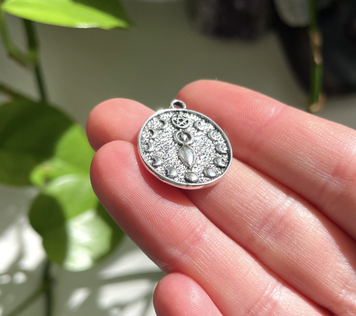 Goddess Moon Phase Pendant