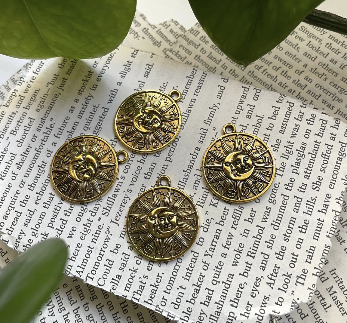 Astrology Sun and Moon Charm
