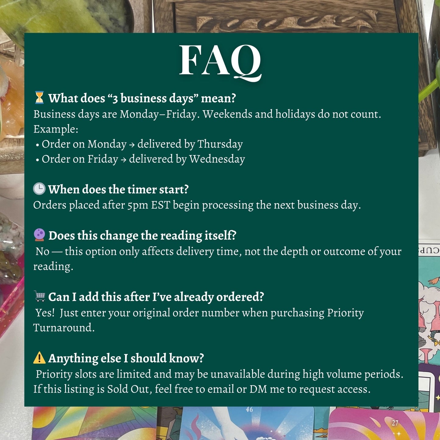 Priority Turnaround (3 Business Days)