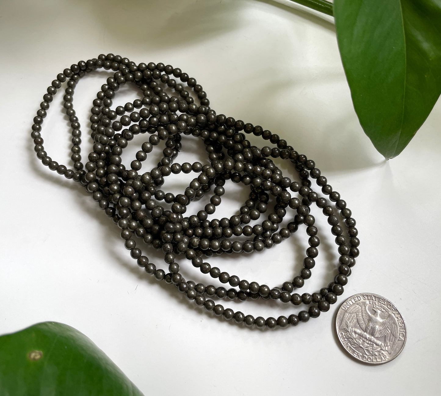 Pyrite Crystal Bracelet | 4mm Bracelet