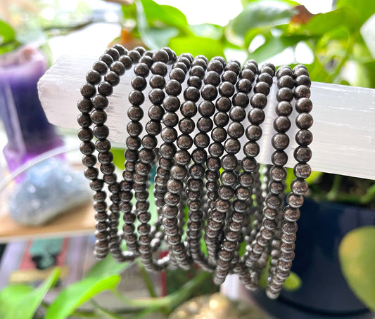 Pyrite Crystal Bracelet | 4mm Bracelet
