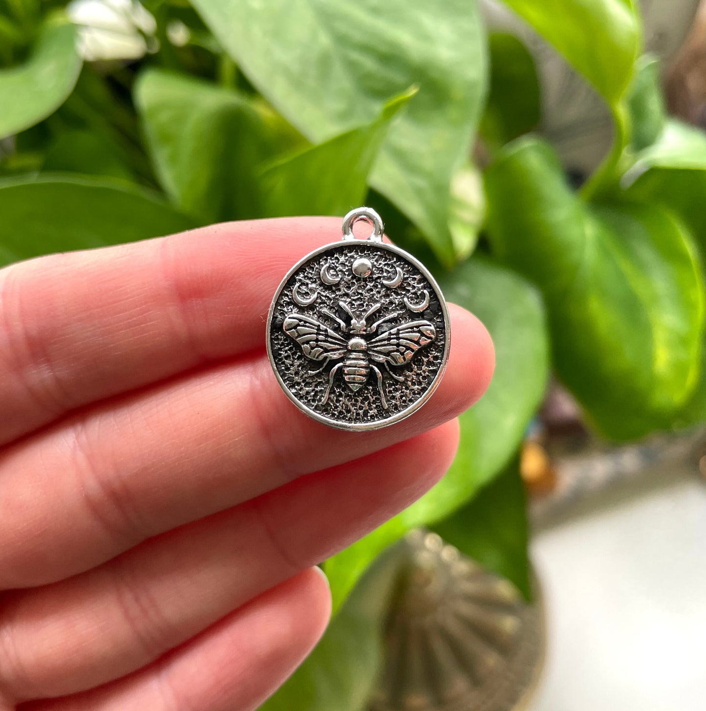 Bee with Moon Phase Charm