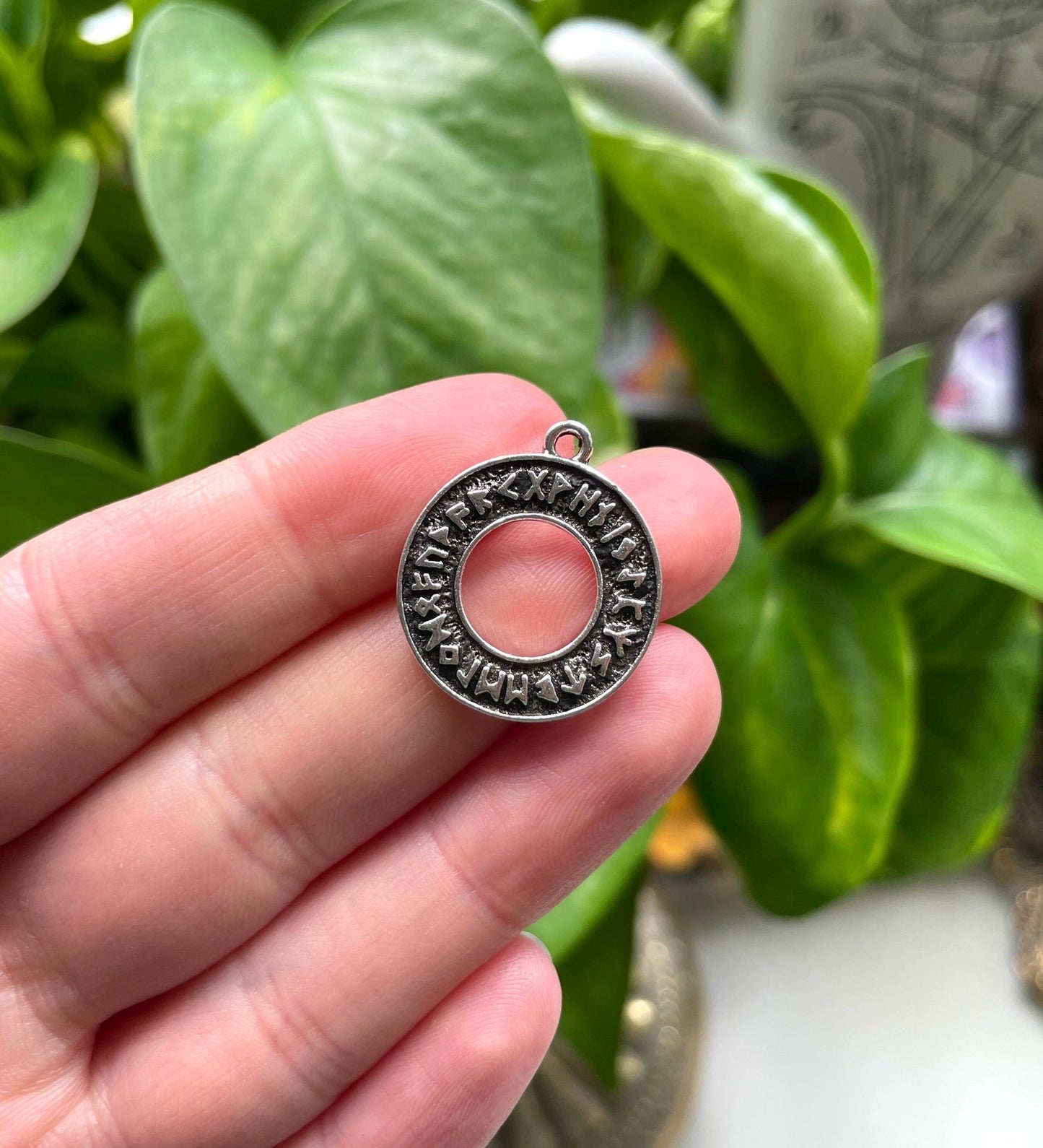 Runic Open Pendant