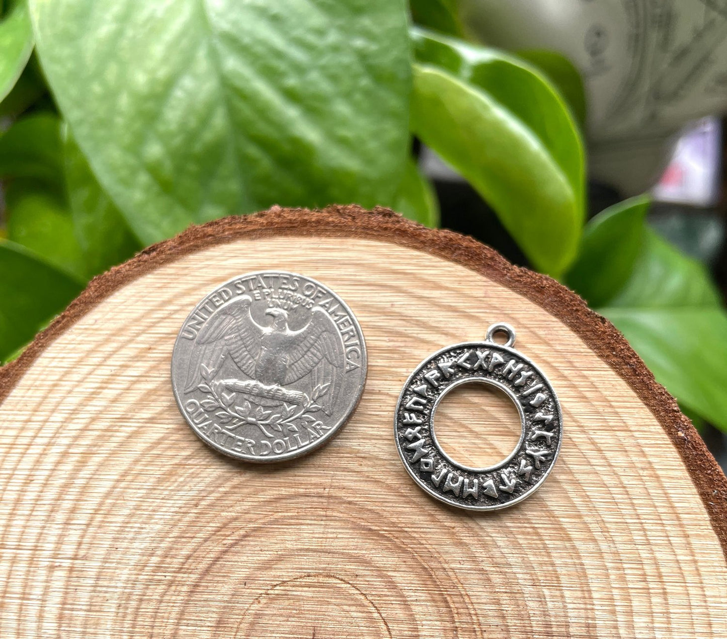 Runic Open Pendant