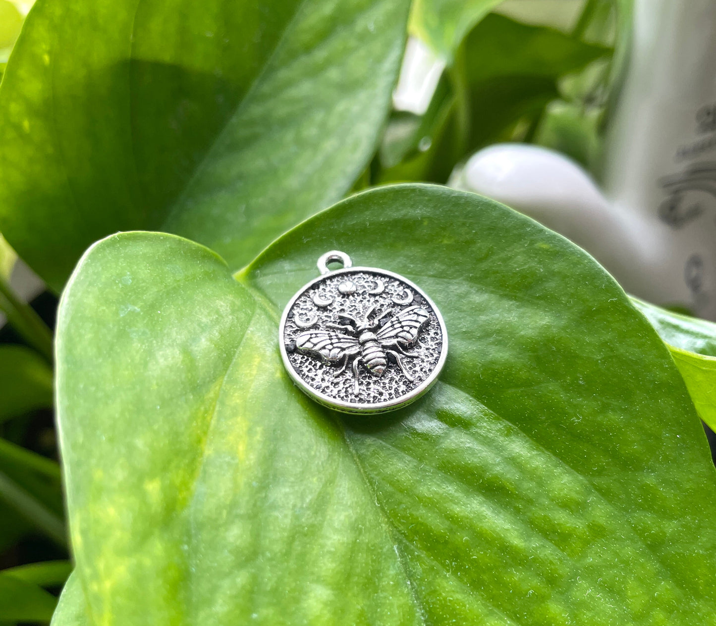 Bee with Moon Phase Charm