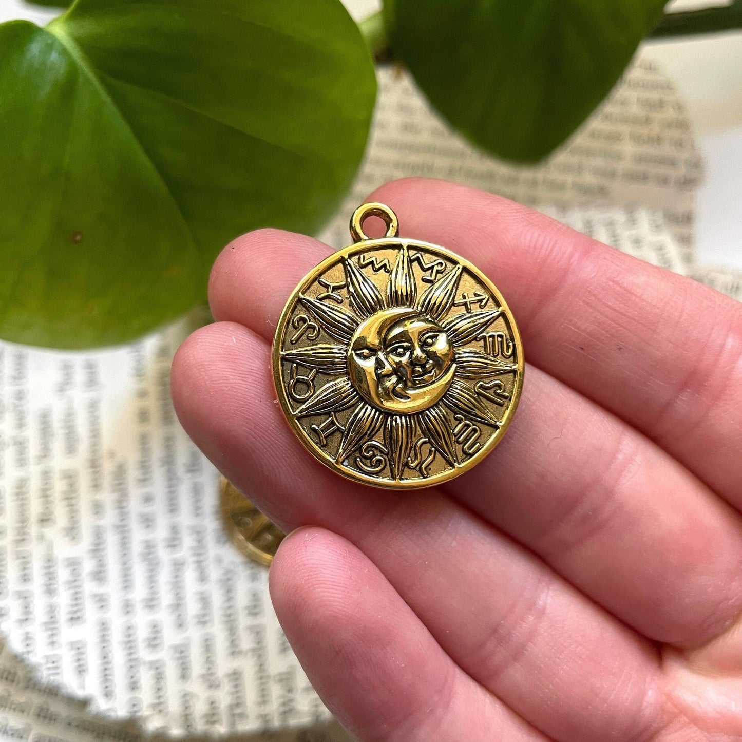 Astrology Sun and Moon Charm