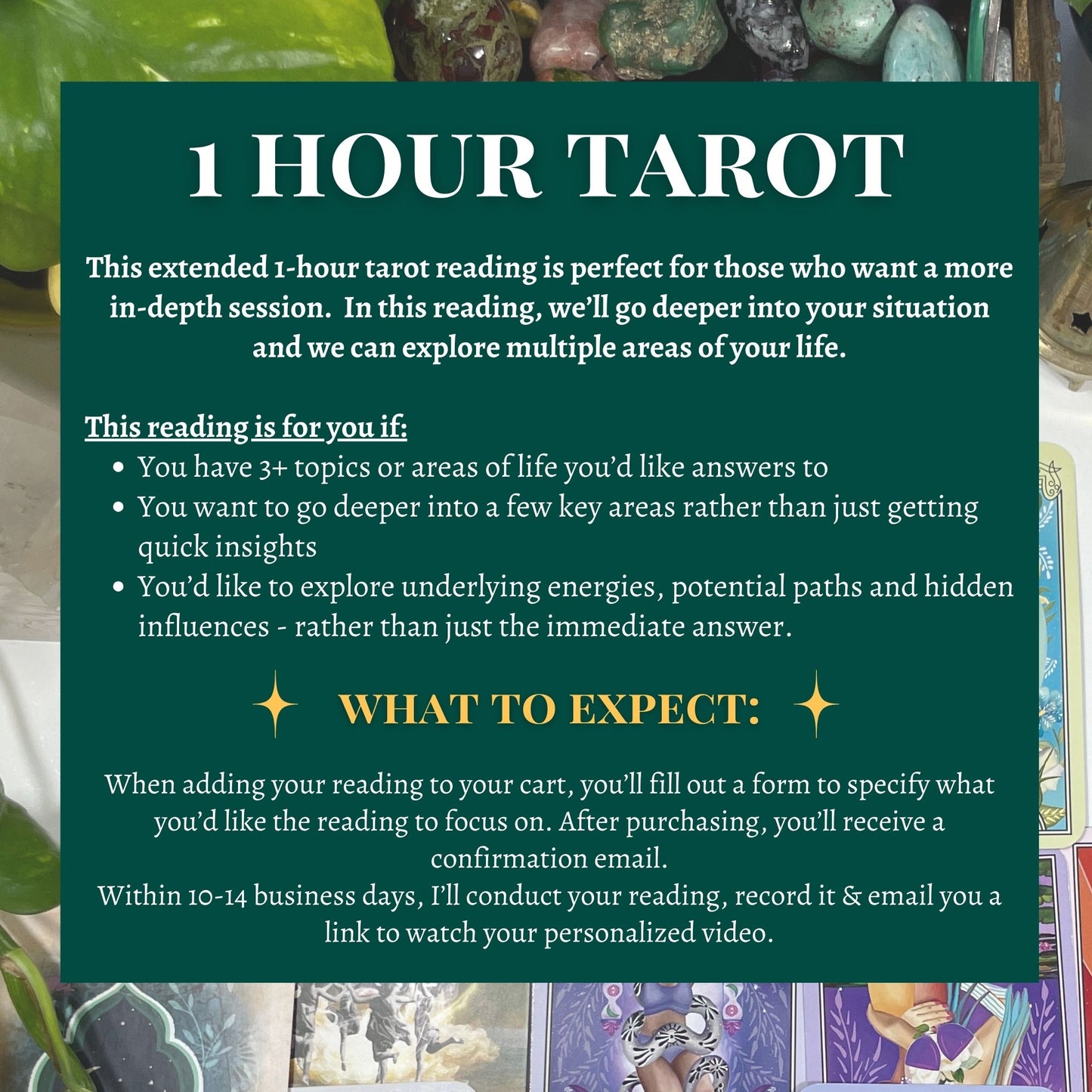 Deep Dive Tarot Reading (1 Hour)