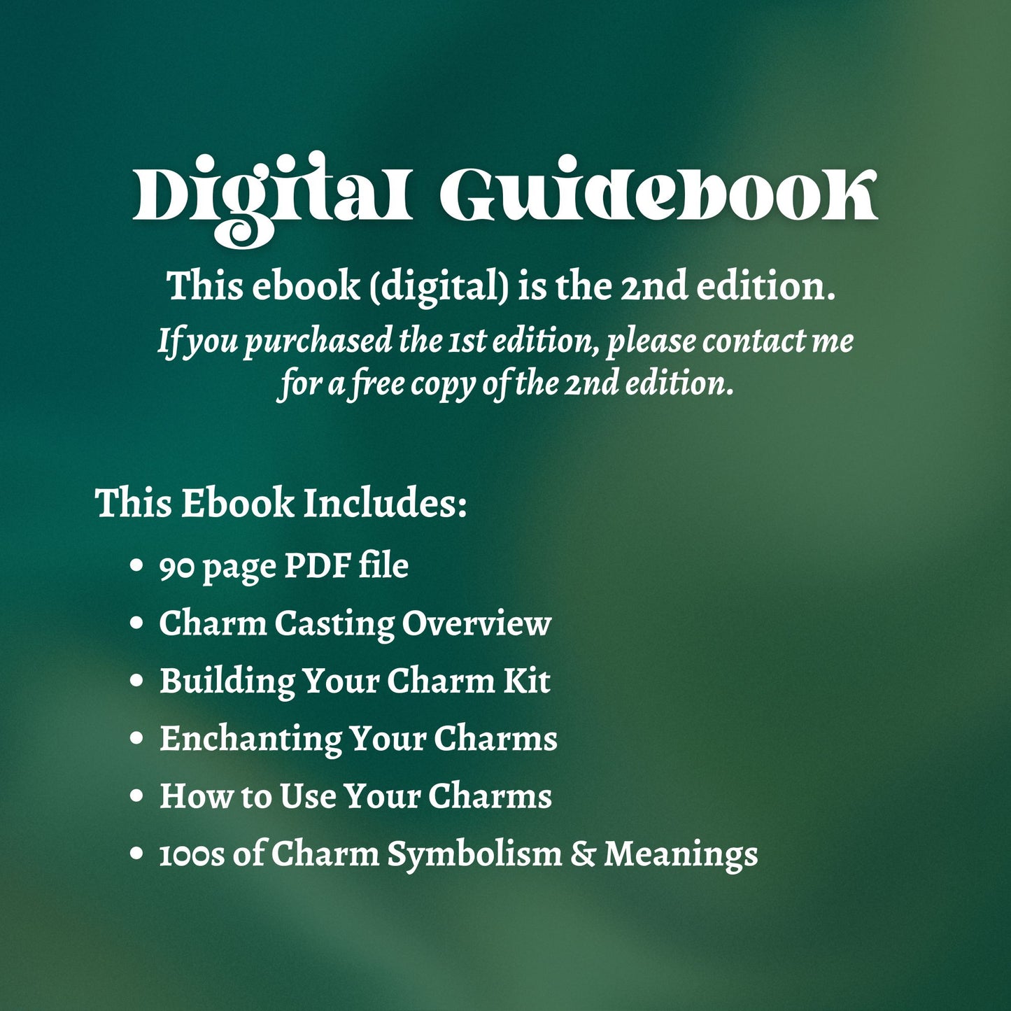 Learn Charm Casting Guidebook (Ebook Digital Download)