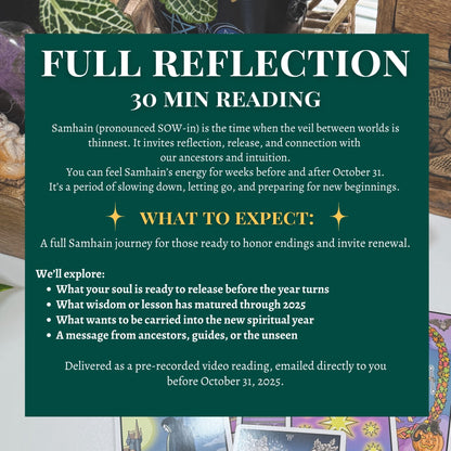 Samhain Soul Reflection Reading