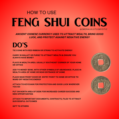 Feng Shui Chinese Lucky Coins