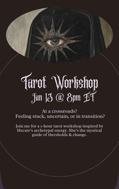 NEW Hecate at the Crossroads — Live Tarot Workshop Jan 13